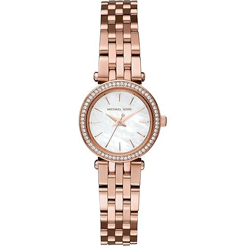Michael Kors Darci Women's Watch, Stainless Steel and Pavé Crystal Watch for Women