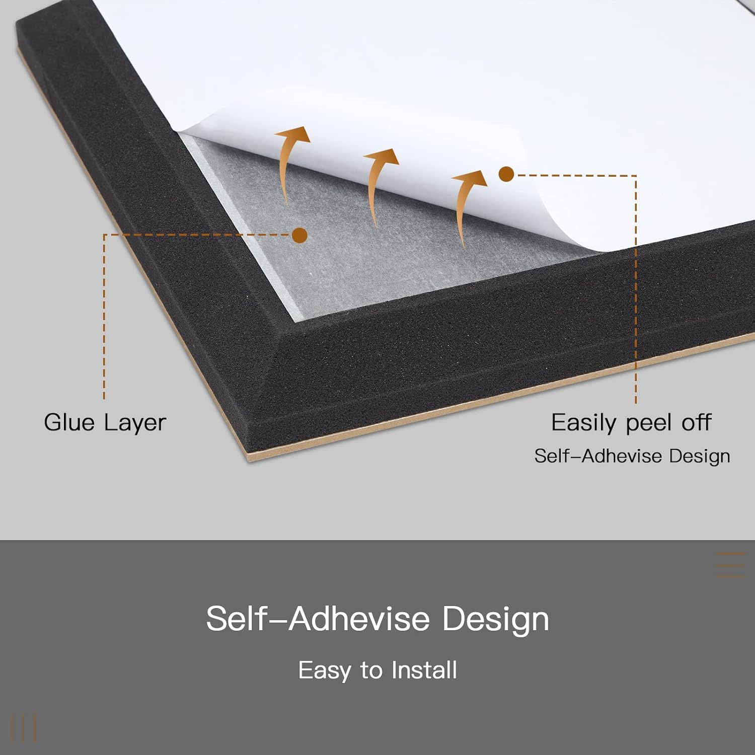 Olanglab 2-Pack Art Acoustic Panels, 19.6"x19.6" High-Performance Acoustic Foam, Decorative Oak Plywood, Soundproof Self Adhesive Wood Wall Panel, Sound Absorption Diffuse Acoustic Treatment (Line 1) : Musical Instruments