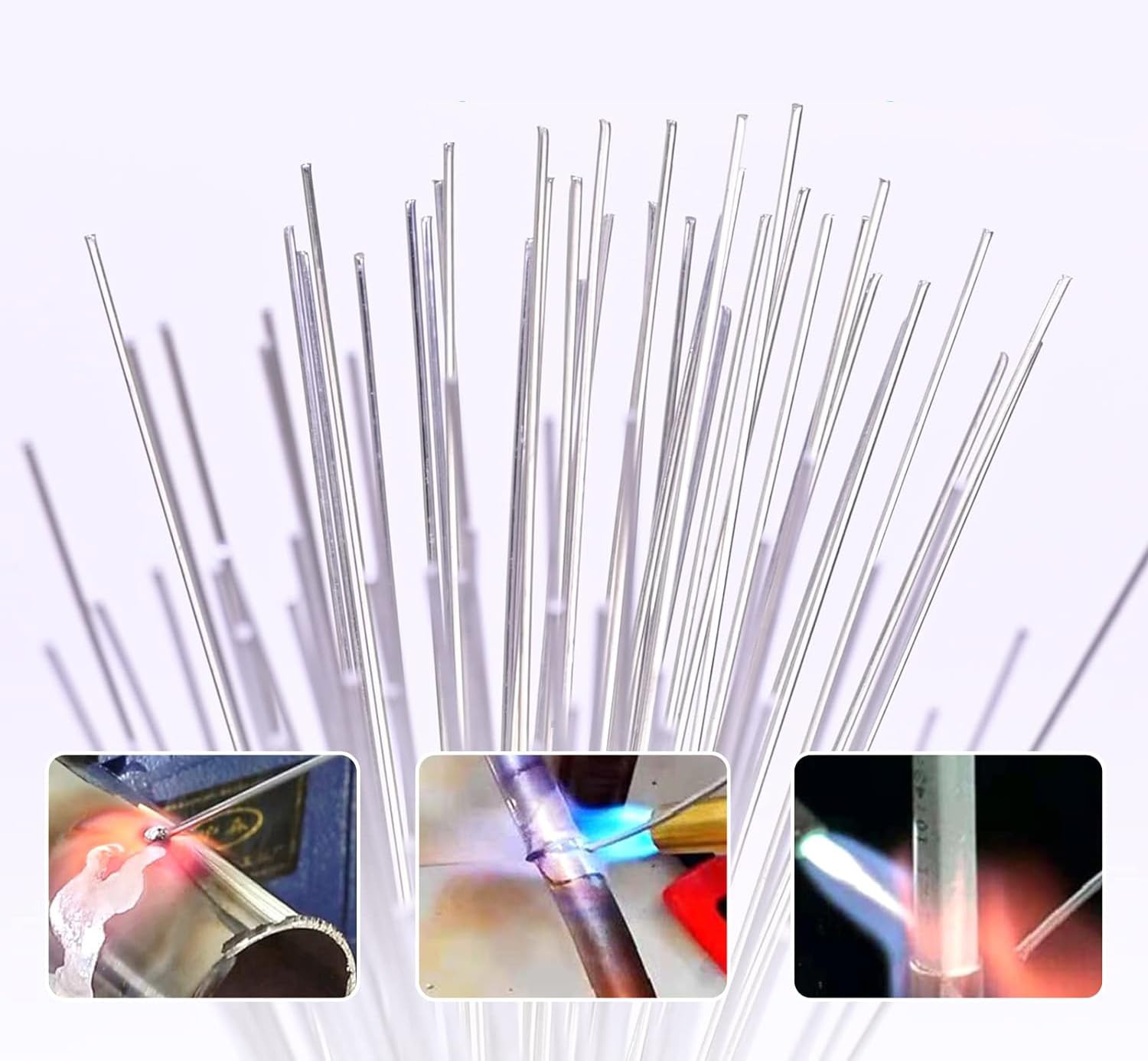 Amazon | 低温溶融アルミニウム銀溶接棒 低温溶接棒 多機能溶接