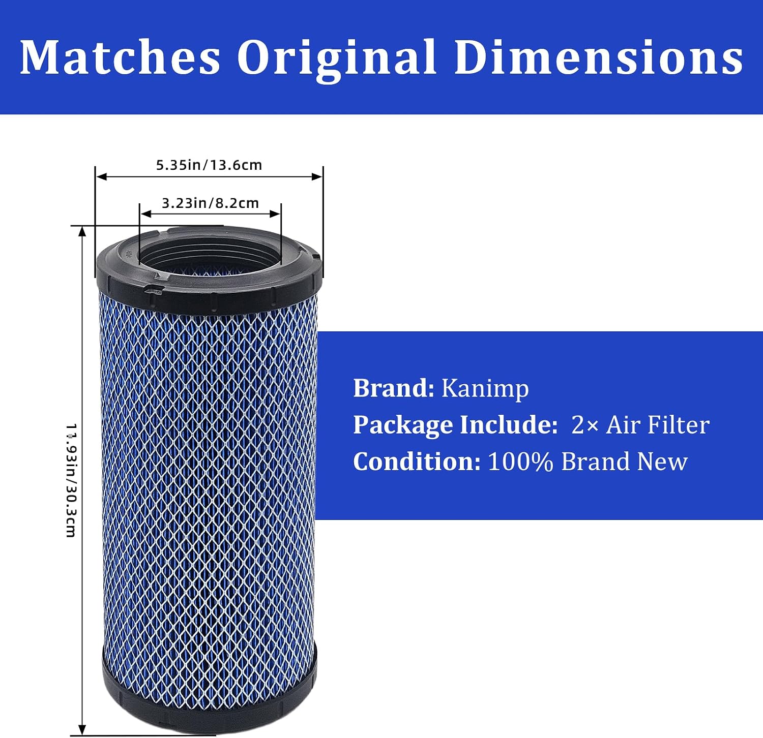 7083080 Air Filter Compatible with Xpedition XP ADV XP 5 Ultimate NorthStar 2024 (2 PCS)