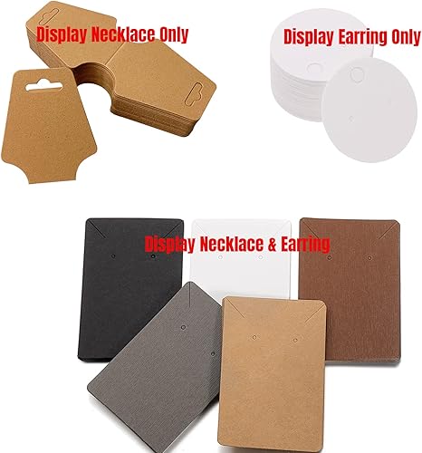 Miniatura 2 de Tarjetas de exhibición de pendientes personalizadas,tarjetas colgantes de collar