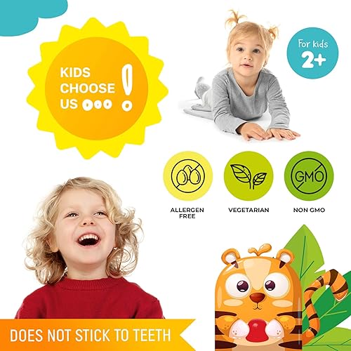 Miniatura 3 de Paquete de 2 gomitas de vitamina D y Omega 3 veganas