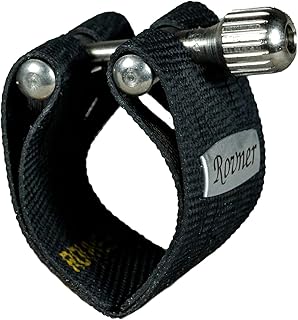 Rovner Ligature & Plastic Cap for Bass Clarinet - MKIII Ligature for Hard Rubber Mouthpiece (C-3RL)