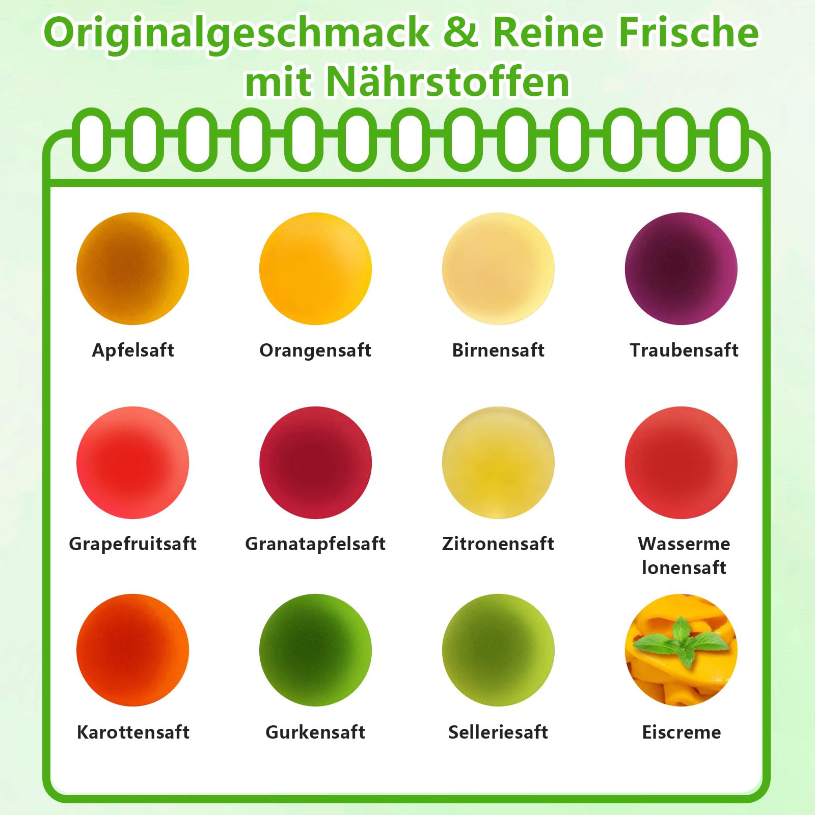 Entsafter Slow juicer 500W mit 98mm Großem Einfüllschacht,Entsafter Gemüse und Obst Testsieger,Extraktionsrate von bis zu 98%,BPA-Frei,Leicht zu Reinigen,Saftpresse