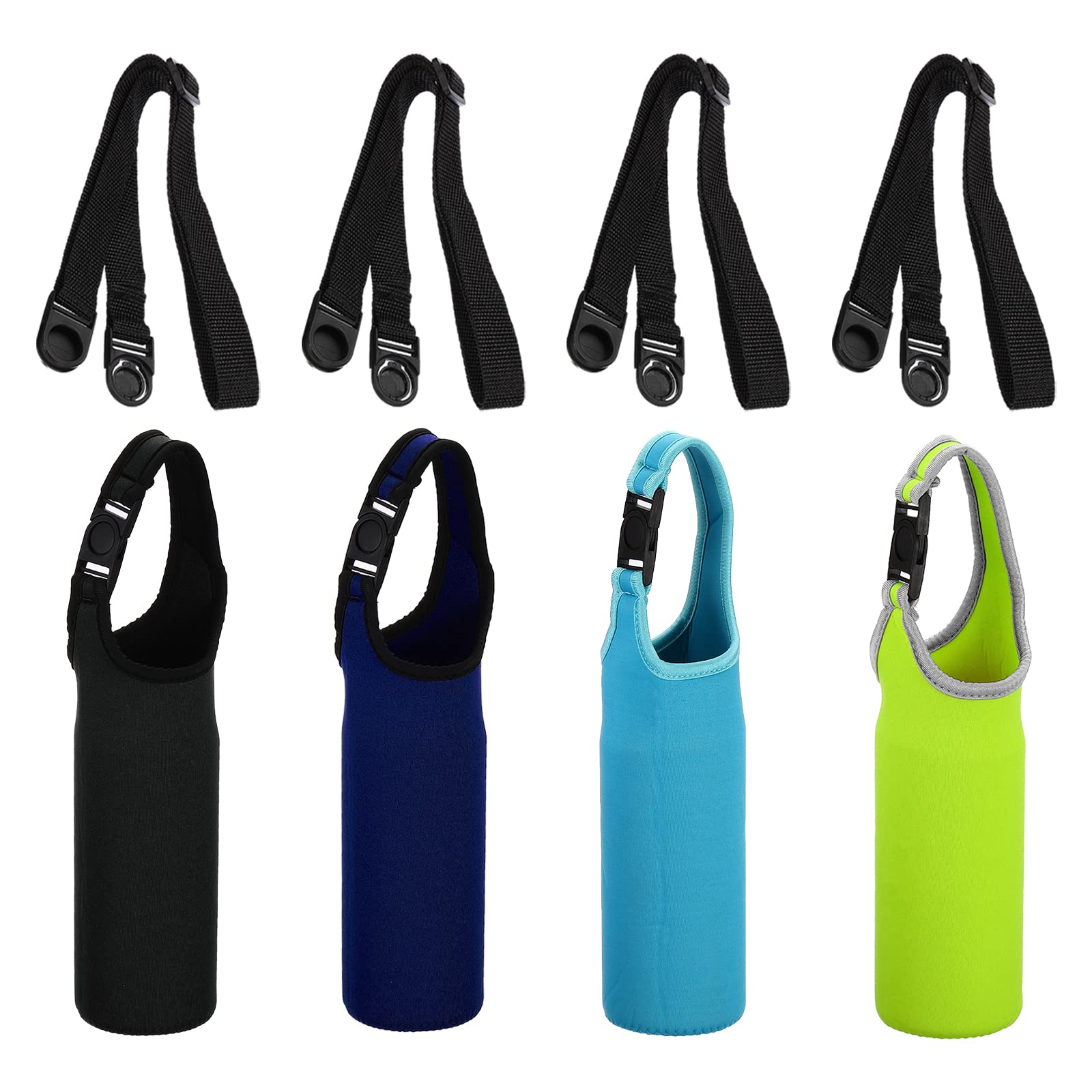 PATIKIL Water Bottle Sling Bags, Neoprene Portable Insulated Bottles Holders Carrier with Removable Adjustable Shoulder Straps