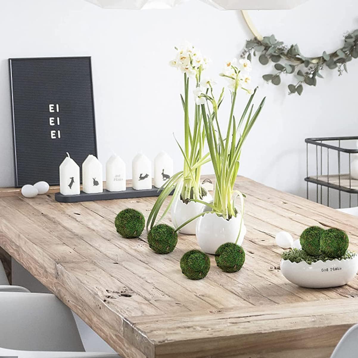 14Pcs Artificial Balls Decorative Filler for Vase Bowl Home Garden Decor