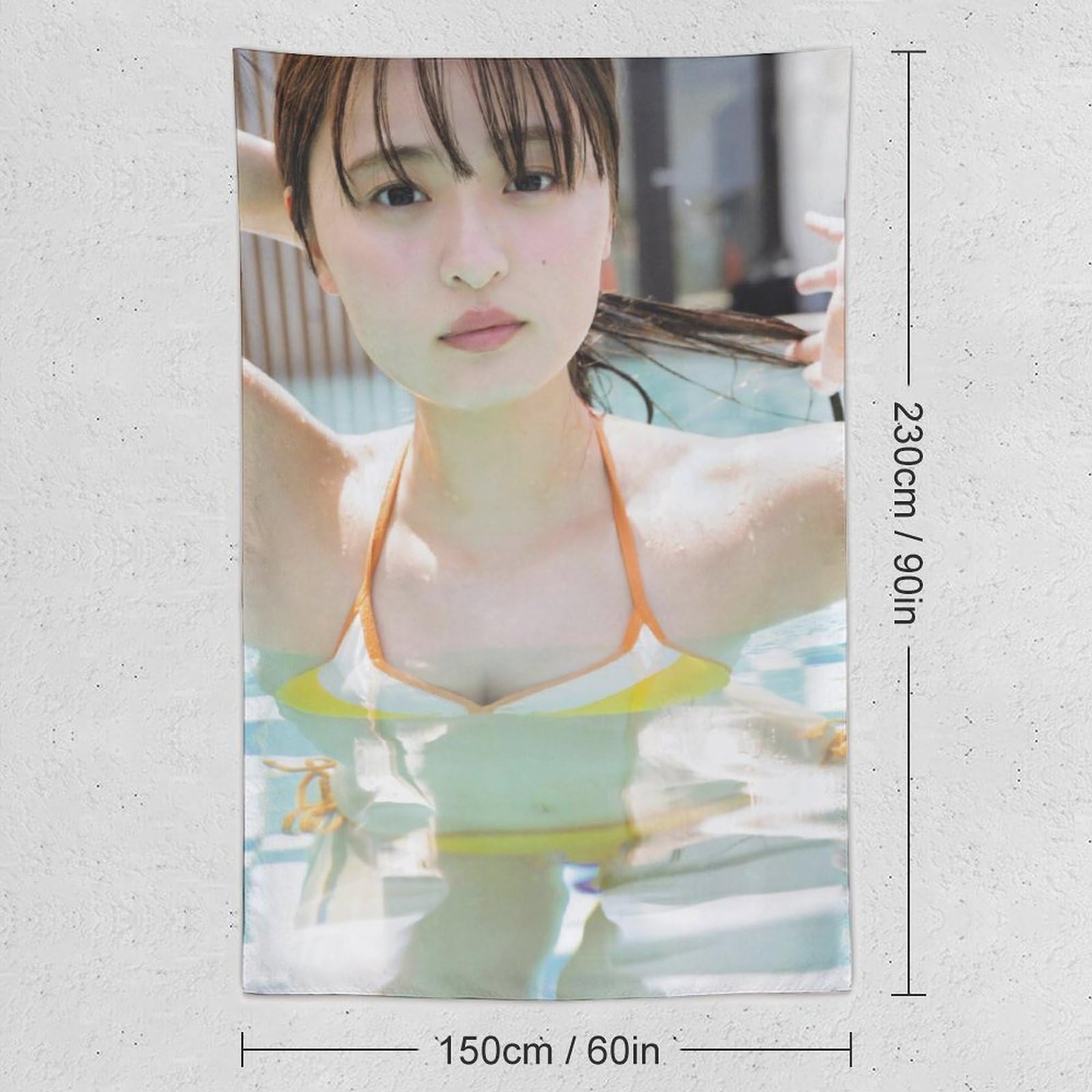Amazon.co.jp: 遠藤さくら(乃木坂46)最新グラビア水着画像タペストリー