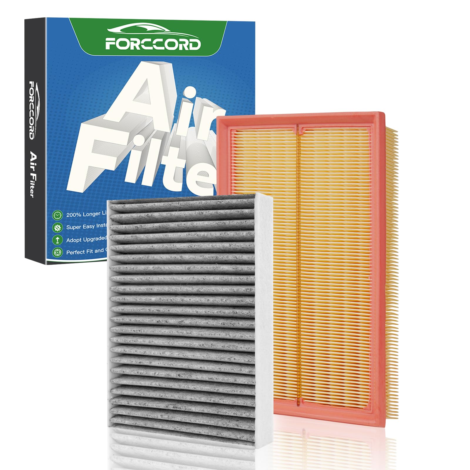 Cabin &amp; Engine Air Filter Combo for Volkswagen Golf 2019-2021 1.4L
