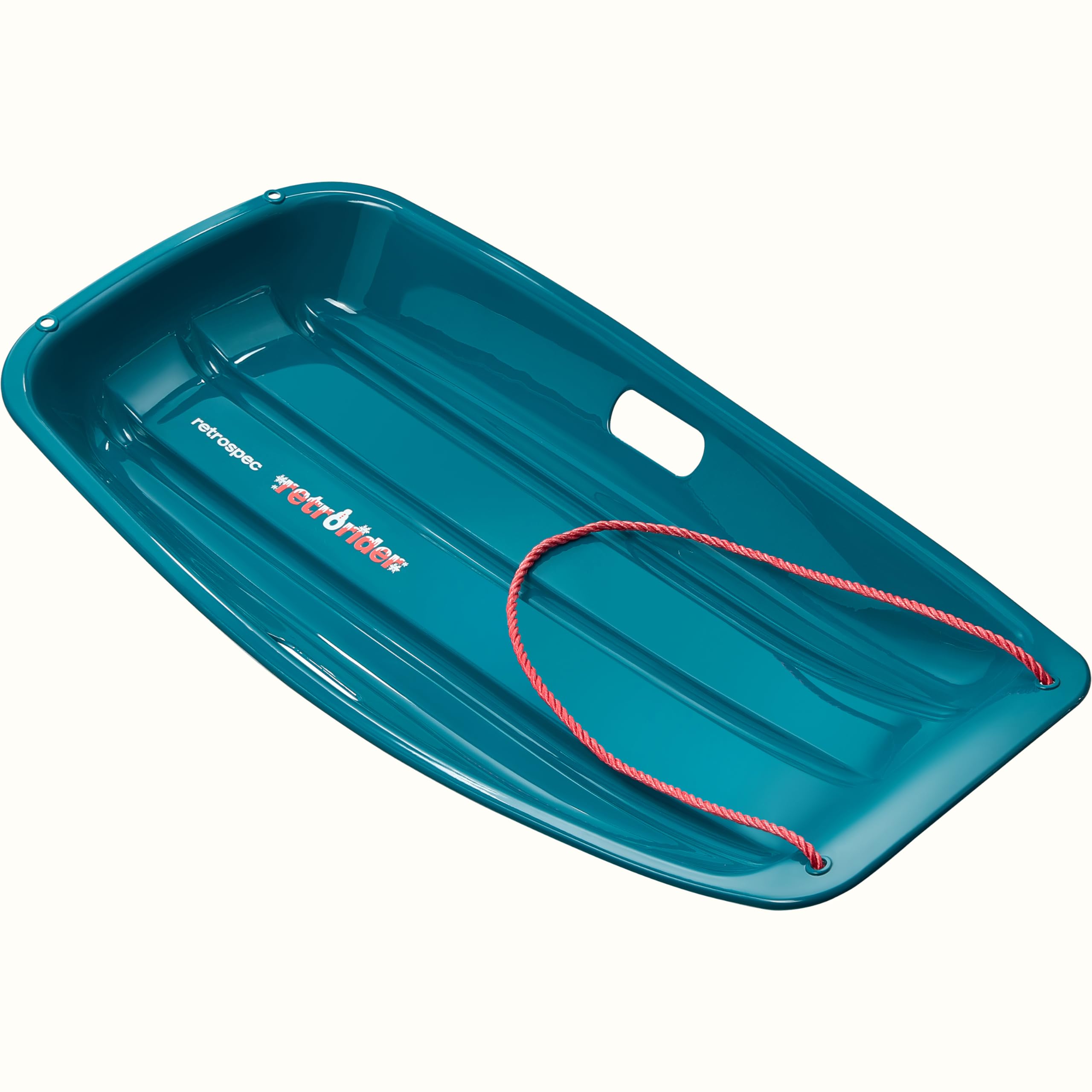 Retrospec Retrorider Toboggan Style Plastic Snow Sled, Available in 35