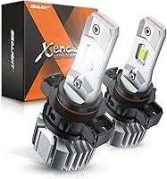 Vista 15 de SEALIGHT S6 Pro HB2 H4 - Faros antiniebla de 52 000 lúmenes, 10 veces más brillantes, con 32 chips, 80 000 horas de vida útil, luz de conducción