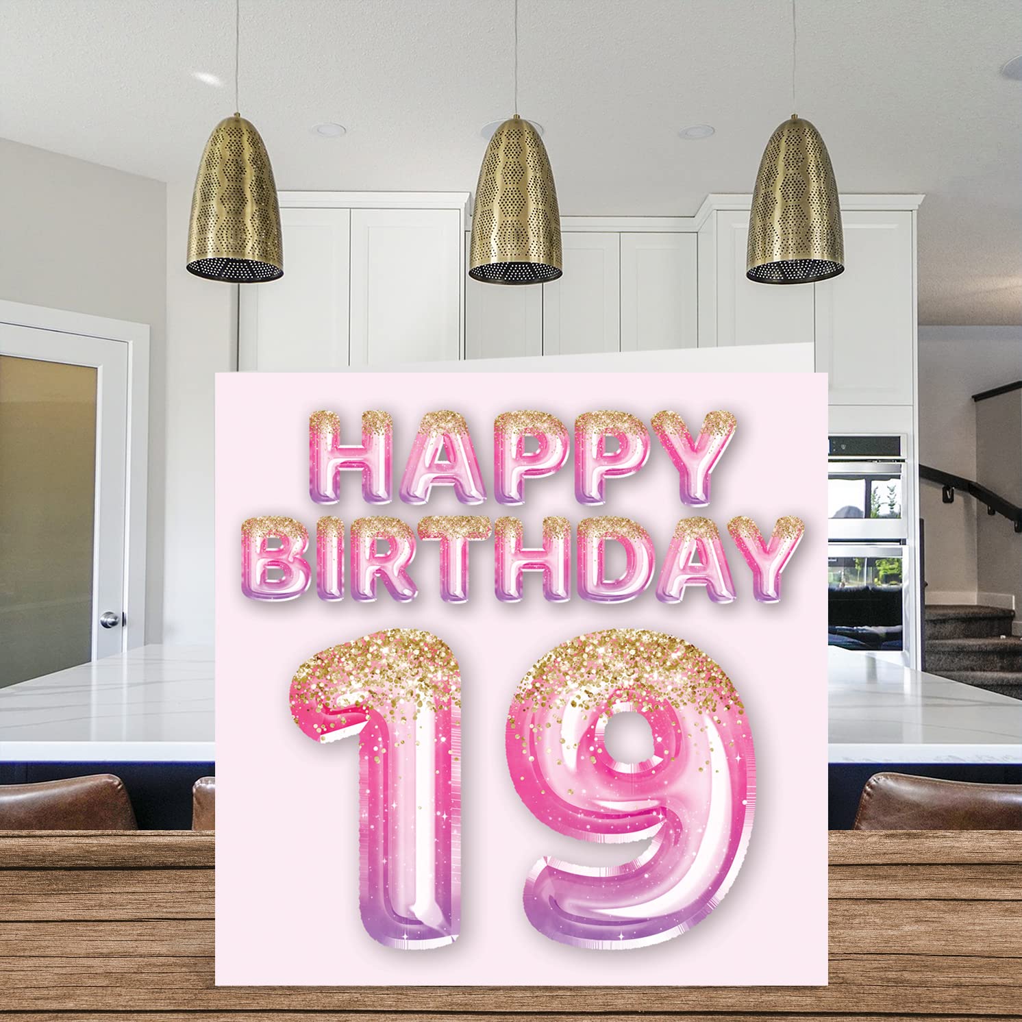 Personalisiertes Metall-Geldkarte Zum 19. Geburtstag Für Nichten – Mit Gravur & Geschenkumschlag