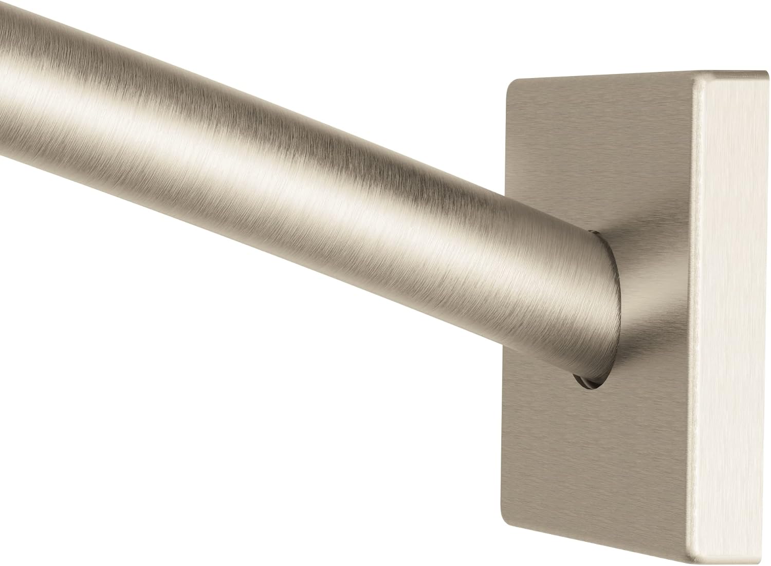 Moen CSR2168BN Triva Adjustable Curved Shower Curtain Rod, Brushed Nickel