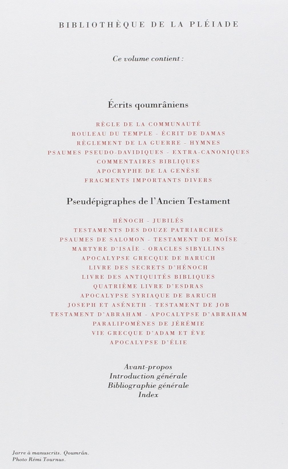 La Bible, écrits intertestamentaires