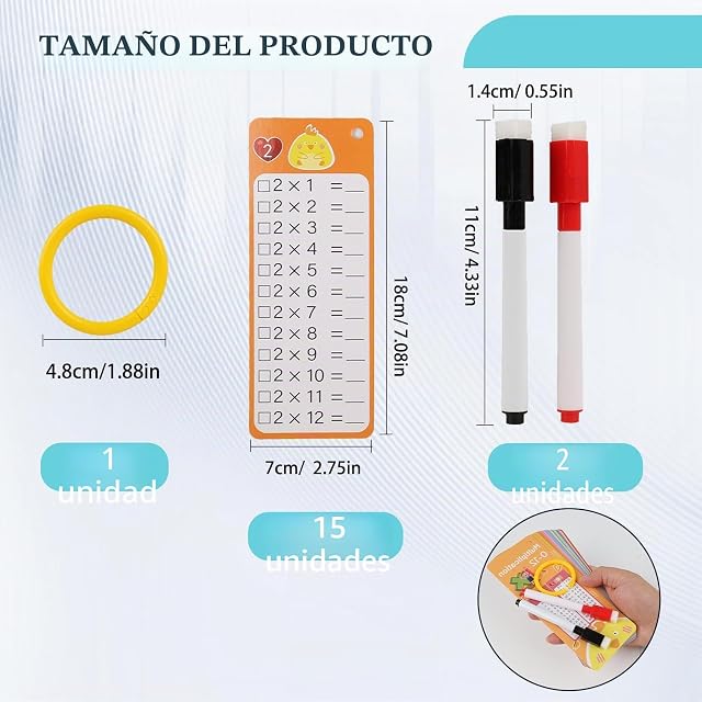 Foto 2 de 6 de Tarjetas educativas para niños 1x1