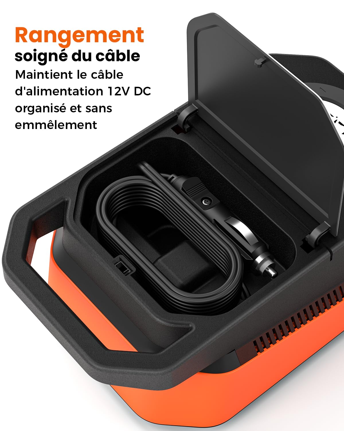 ETENWOLF S4 Gonfleur Paddle Electrique Sup - Haute Pression 1,4 Bar 12V CC | Arrêt Auto - Dégonflage Rapide - 4 Vitesses - pour Planche, Kayak, Matelas et Bateau Pneumatique