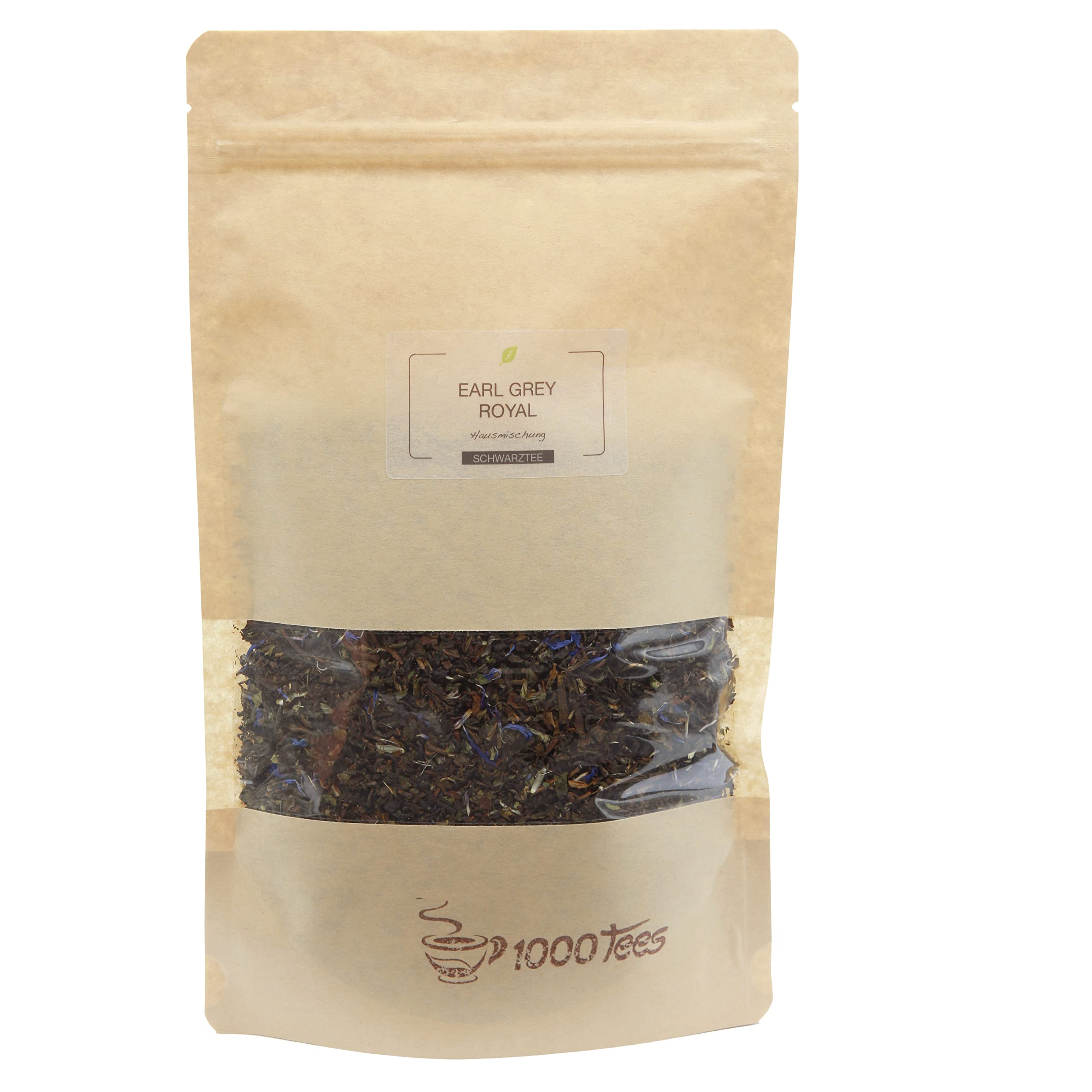Schwarztee Earl Grey-Royal aus Darjeeling mit Bergamotte-Geschmack, zitrus-fruchtig, bergamottig, frisch abgefüllt