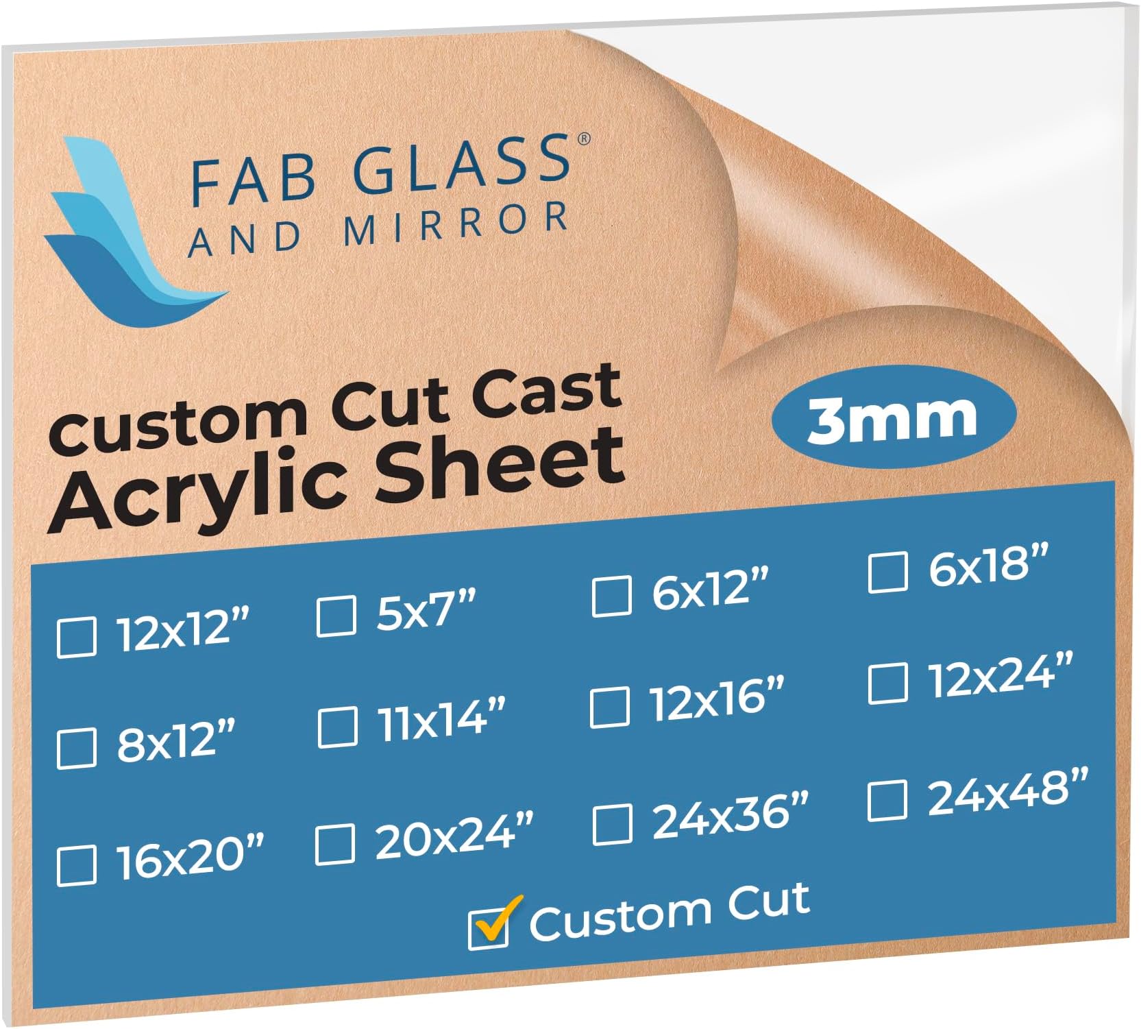 Custom Cut Acrylic Glass