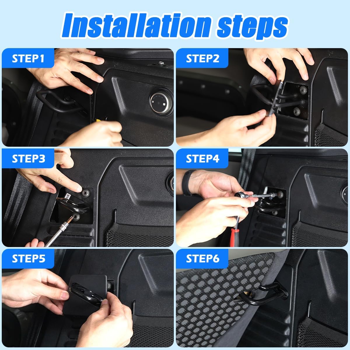 YIWANG Aluminum Alloy Car Rear Seat Backrest Angle Adjustment Bracket for Land Rover Defender 110 2020-2025