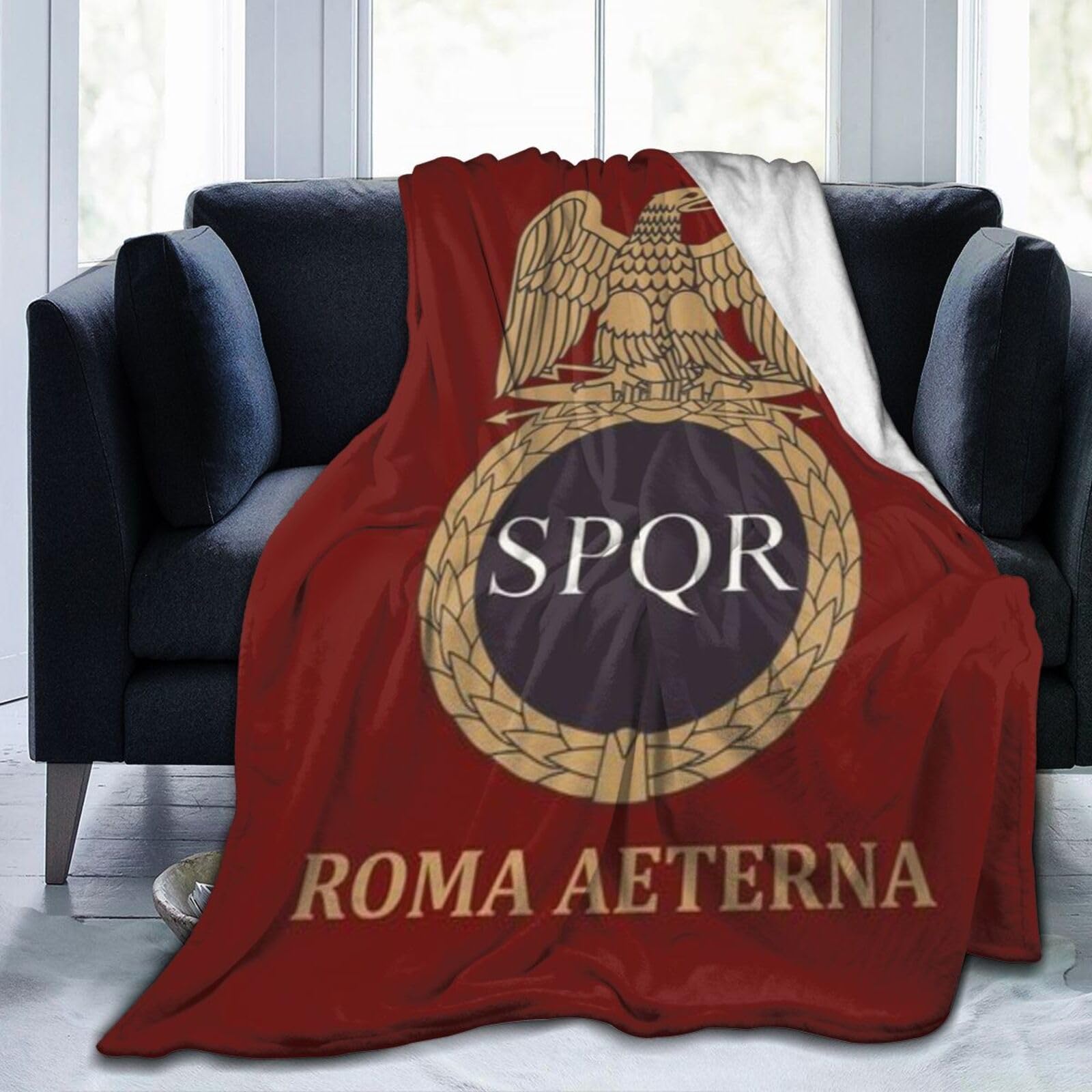 Nlwqekv Boys As Pic Spqr Blanket Soft Warm Fleece Blanket, Comfortable Flannel Blanket, Blanket For Bedroom Bed And Sofa