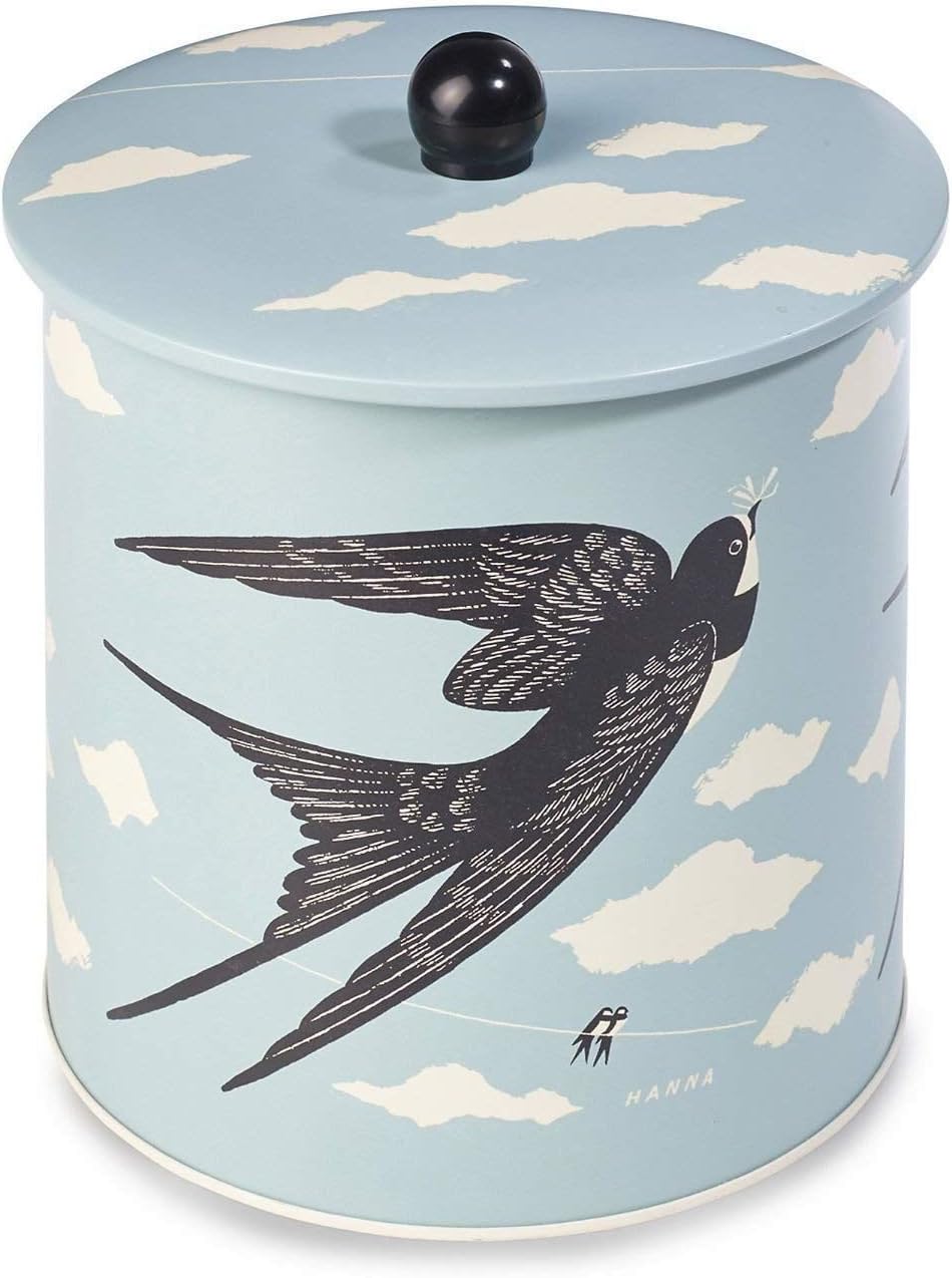 John Hanna Swallow Design Biscuit Barrel