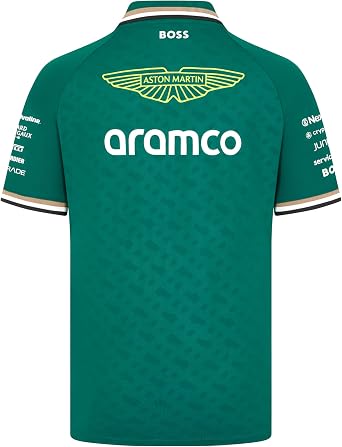 Aston Martin F1 Men's 2024 Team Polo - Green - Size: L