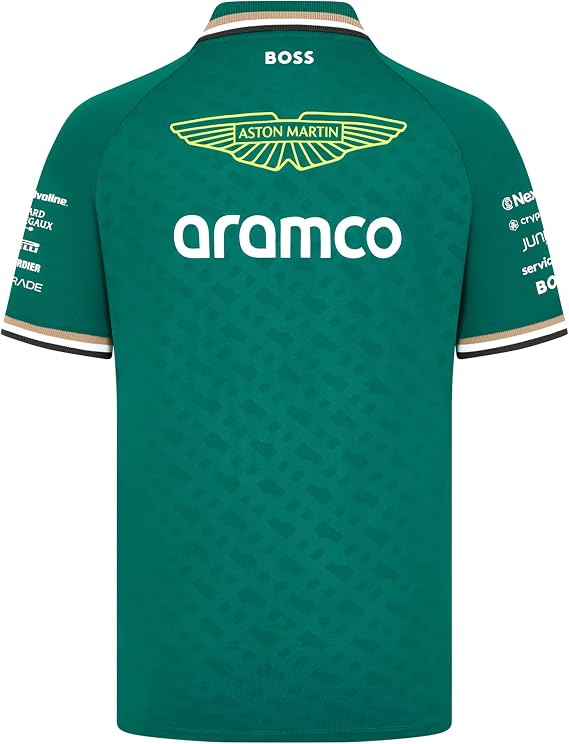 Aston Martin F1 Men's 2024 Team Polo - Green - Size: L