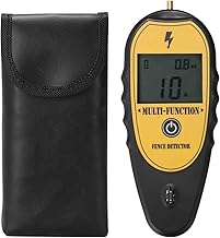 Moniss 200-15000V Ranch Fence Display Digital Voltage Current Direction Tester Farm Cerca eletrônica Fault Finder Medição de direção atual LCD Backlight Display com bolsa de armazenamento