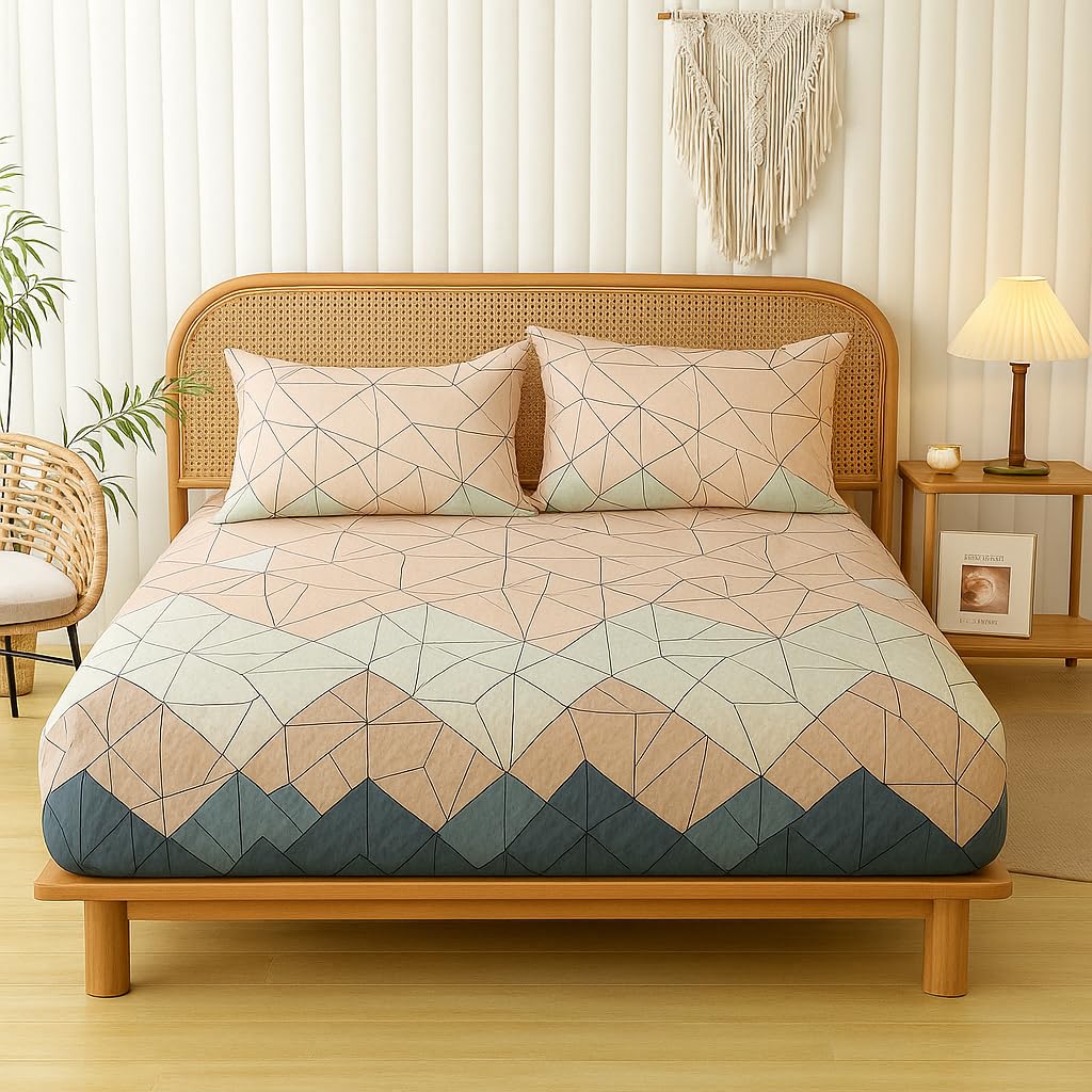 BSB HOME Cotton Bedsheets - Double/Queen -9 BSB HOME Cotton Bedsheets - Double/Queen -9
