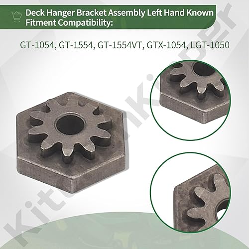 Miniatura 4 de KitchenKipper 683-0254B-4021683-0254B-0637 Conjunto de soporte de suspensión de cubierta para mano izquierda y 747-1116 y 917-04074 Kit de