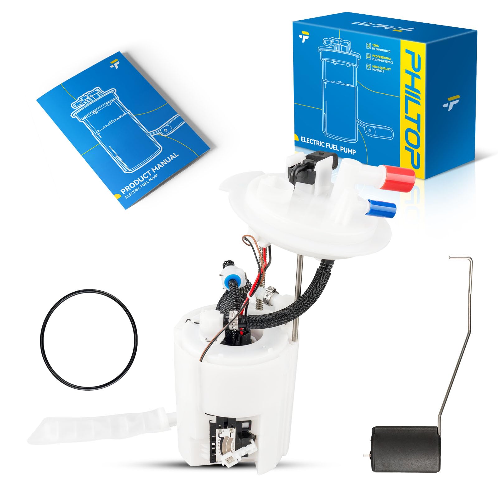 PHILTOP Electric Fuel Pump Assembly FG1527 E9120M Fit for Sonata, Optima