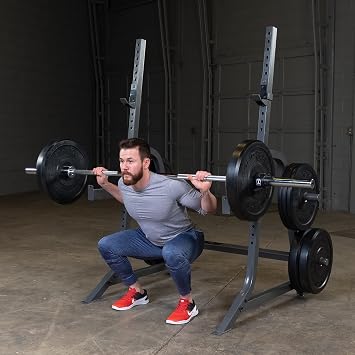 Body Solid Powerline (PMPPACK) Multi-Press Rack Package Includes Olympic Adjustable Weight Bench and Power Squat Rack, Strength Training Workout Equipment for Commercial and Home Gyms