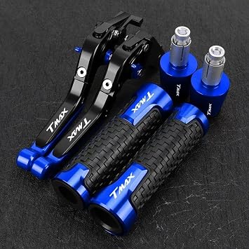 for Yama&ha TMAX 560 Tech Max 2008-2020 2021 2022 2023 TMAX 500 T-MAX 530 SX DX Motorcycle Accessories Adjustable Foliding Brake Clutch Levers Handlebar Grips Ends Lever5