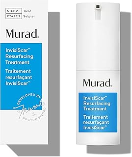 Murad InvisiScar Resurfacing Treatment – Acne Scar Solution with Vitamin C, Salicylic Acid & Centella Asiatica for Smoother Texture, Reduced Discoloration & Effectively Blurs Imperfections - 0.5 Fl Oz