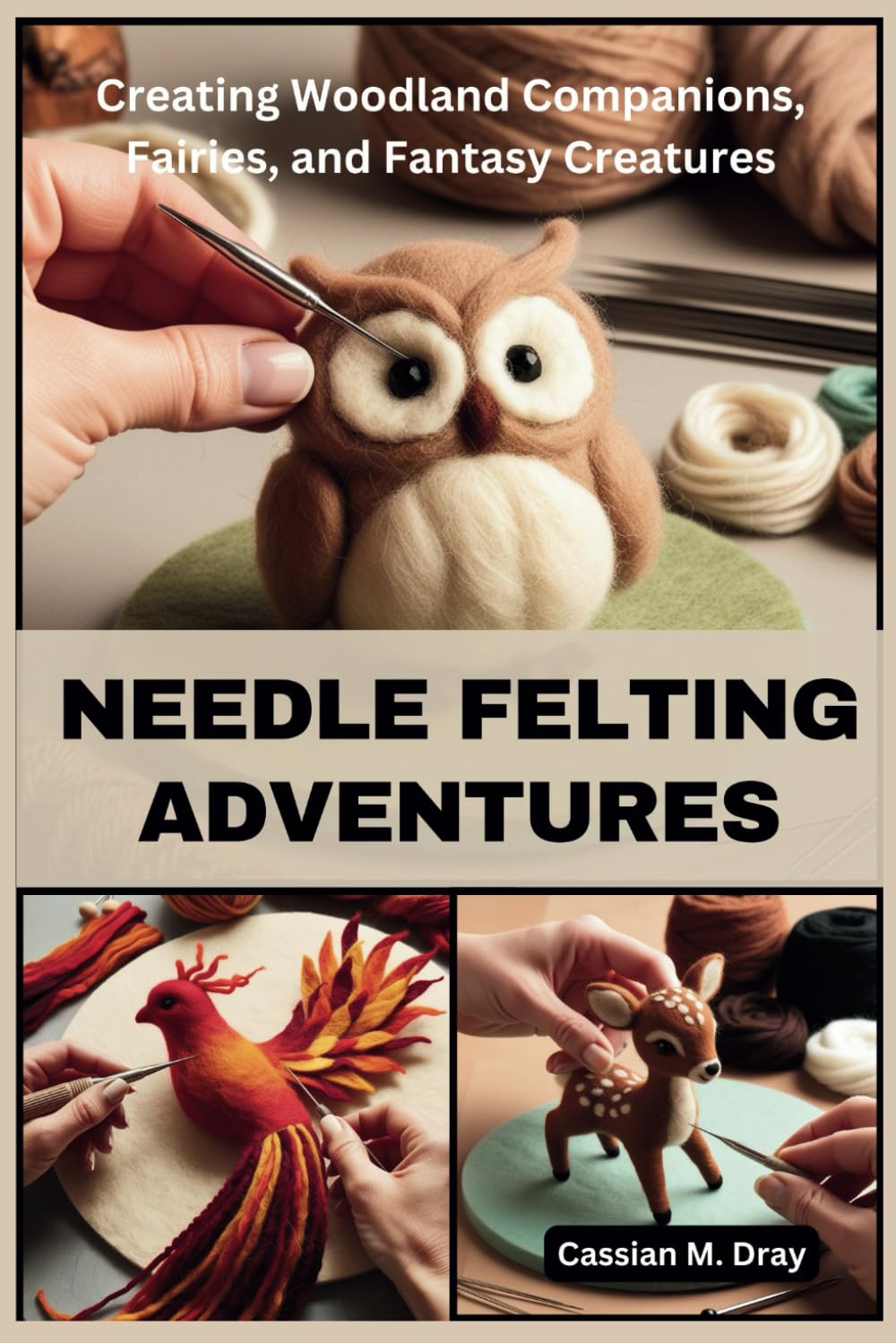 NEEDLE FELTING ADVENTURES: Creating Woodland Companions, Fairies, and Fantasy Creatures