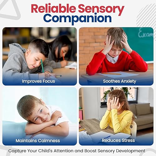 Miniatura 6 de Collar para masticar sensorial para niños y niñas collar de masticación duradero para niños con autismo TDAH - Juguete para masticar oral