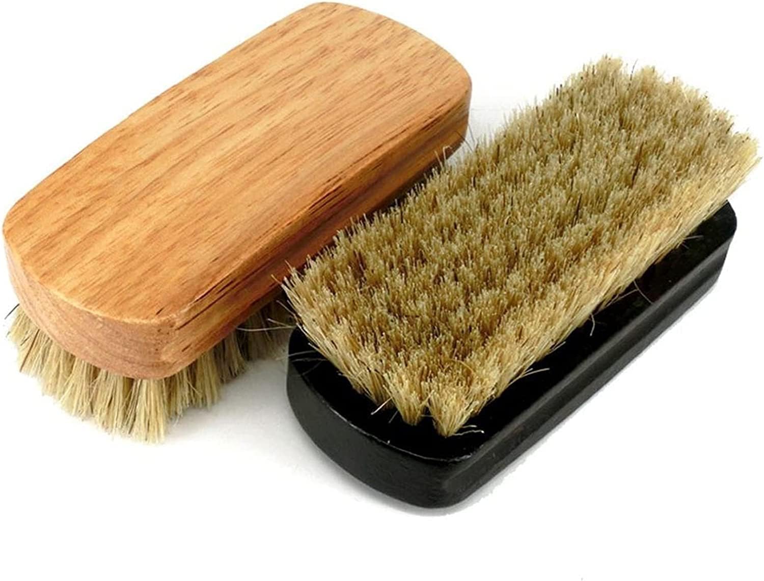 Small Scrub Brush,Cleaning Tools,Shoe Brush, Boot Brush, Shoe Polisher, Bristle Brush, Wooden Handle, Household Cleaning Tool Cleaning Brush Brush(Brown)
