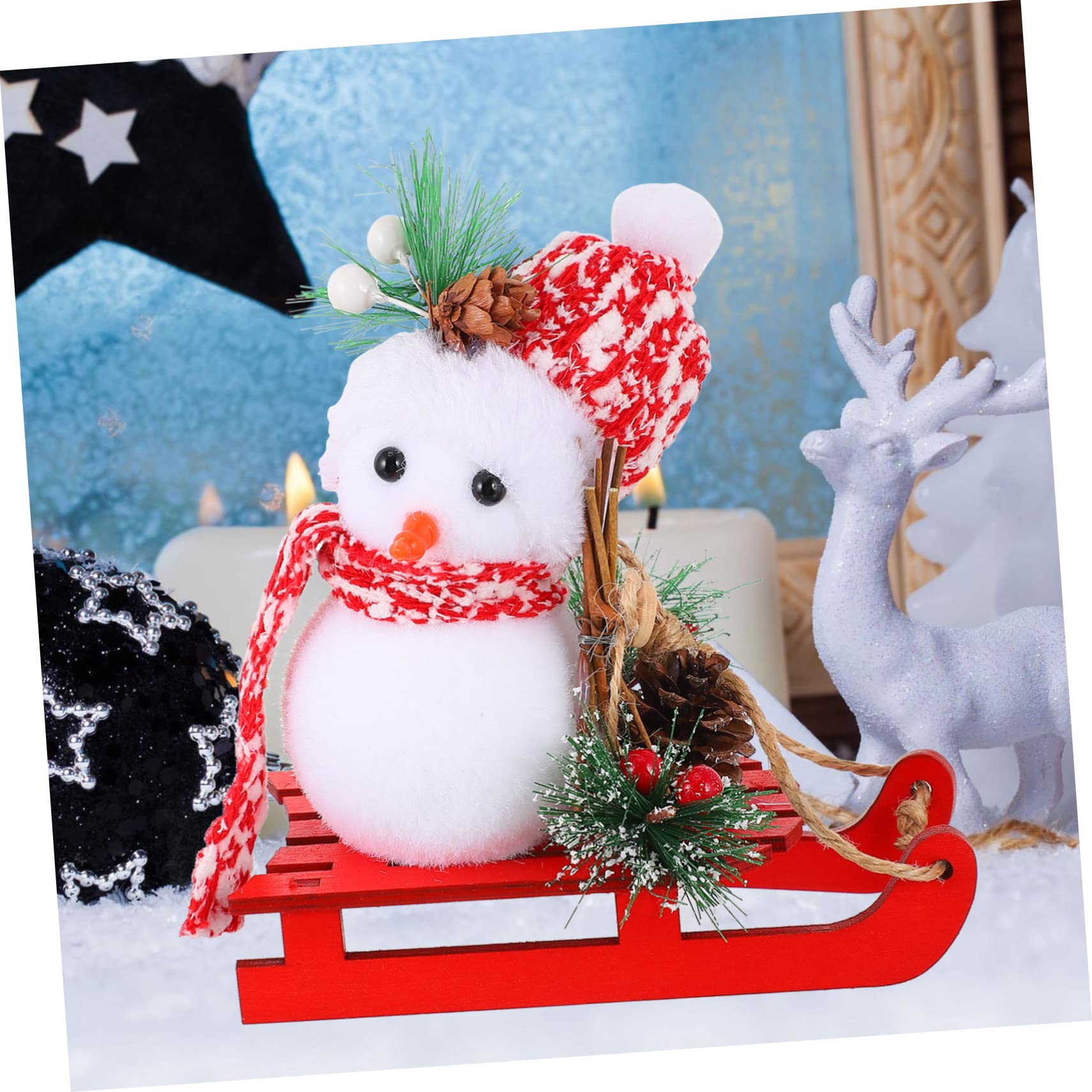 Snow Man - mimi Gemmy Industries Christmas Inflatable Snowman on Gift Box