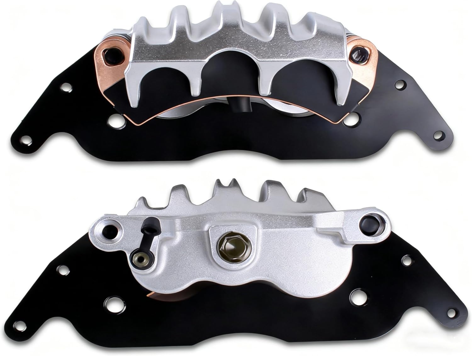 1912473 Front Brake Calipers and Sintered Pads Left and Right Compatible with Polaris RZR-Turbo RZR-PRO-XP General-XP-4-1000 Replace 1912474 1913239 1913240