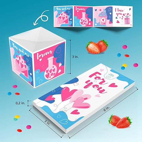 Miniatura 3 de BOOM Tarjeta de amor  For You (You and Me), sorpresa explosiva confeti tarjeta de amor para marido, esposa, él, novia, novio