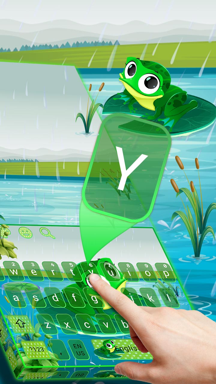 Cute Cartoon Big Eye Frog Keyboard Theme:Amazon.com:Appstore for Android