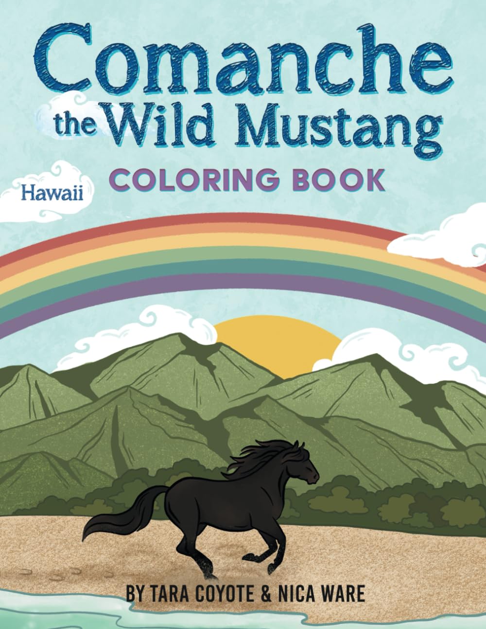 Comanche the Wild Mustang Coloring Book