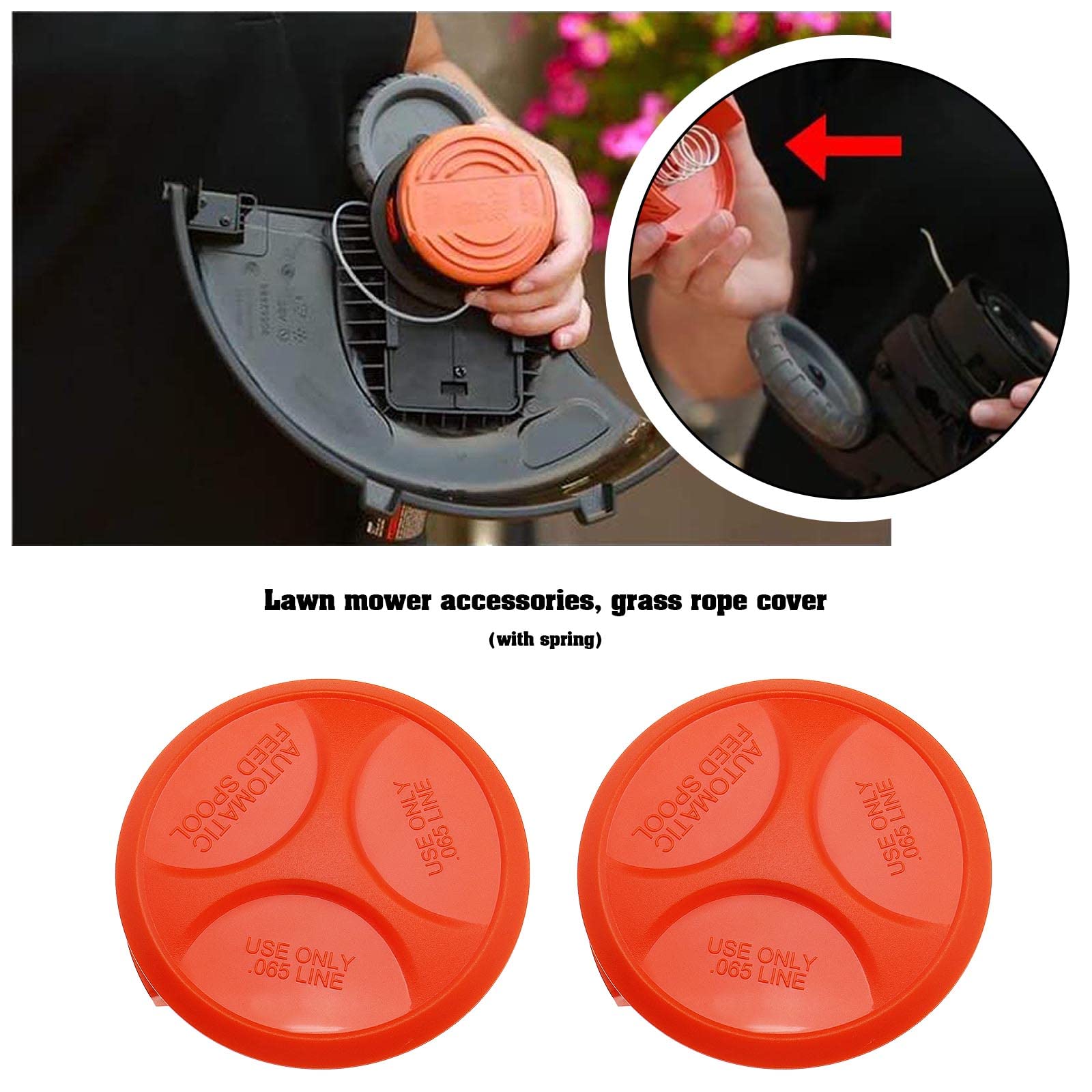 3er Set Spulentrimmer Ersatzteile - Kompatibel Mit Black & Decker