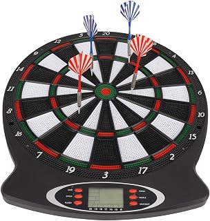 Electronic Dartboard with Auto Scoring Digital LCD | Precise sensor, Multiplayer Family Game, Durable PP, Indoor Party Office Entertainment