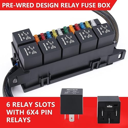 Miniatura 17 de Newdeli Paquete de 10 portafusibles en línea de 14 AWG 12 V ATO/ATC resistente al agua en línea portafusibles con 100 fusibles de hoja estándar