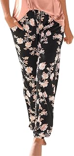 Bravetoshop Women's Boho Pants High Waist Yoga Hippie Palazzo Summer Beach Pants Yoga Printing Trousers Harem Pants