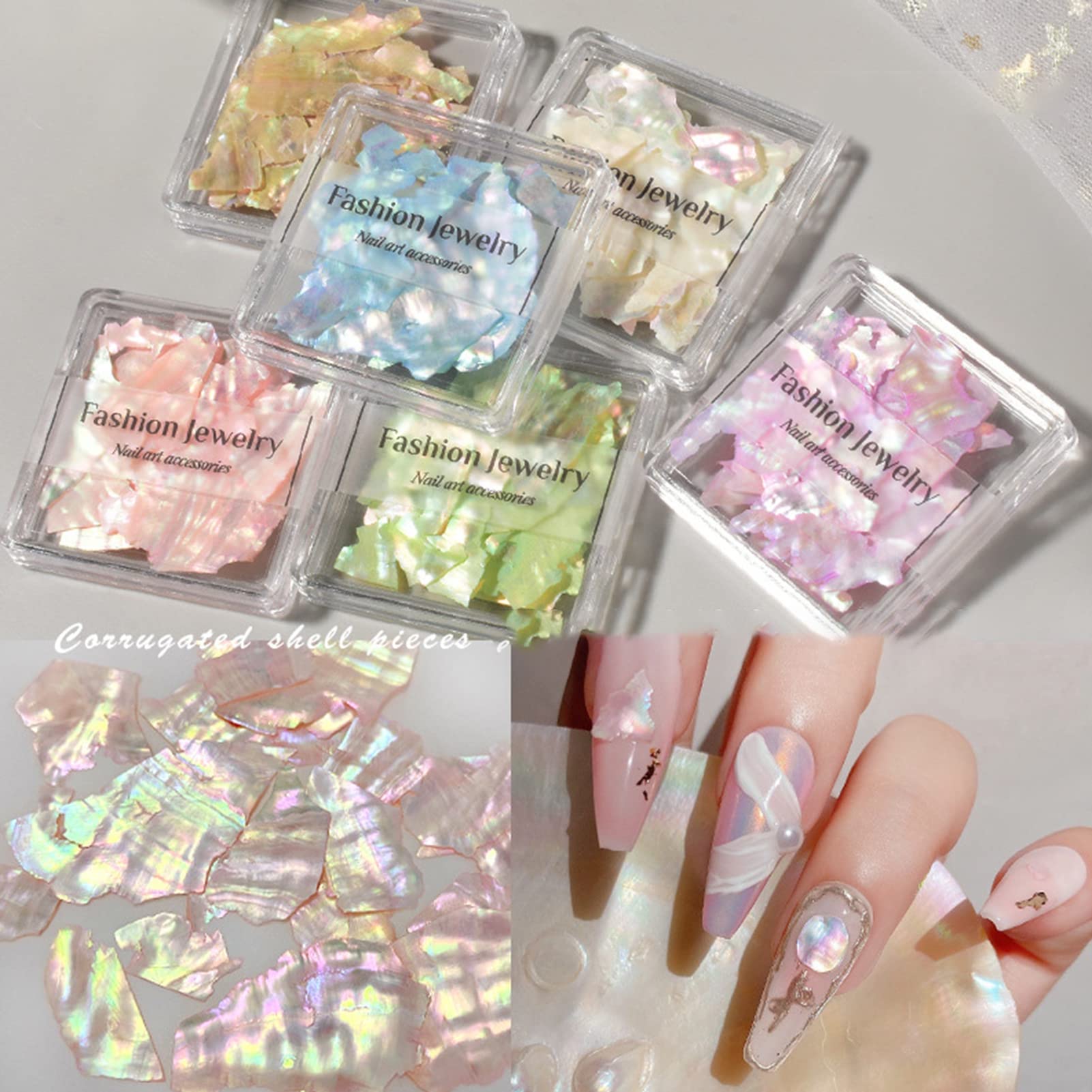 Nagel-Konfetti-Pulver – Metallisch, Holografisch, Chamäleon-Effekt, Für Nagelkunst & DIY