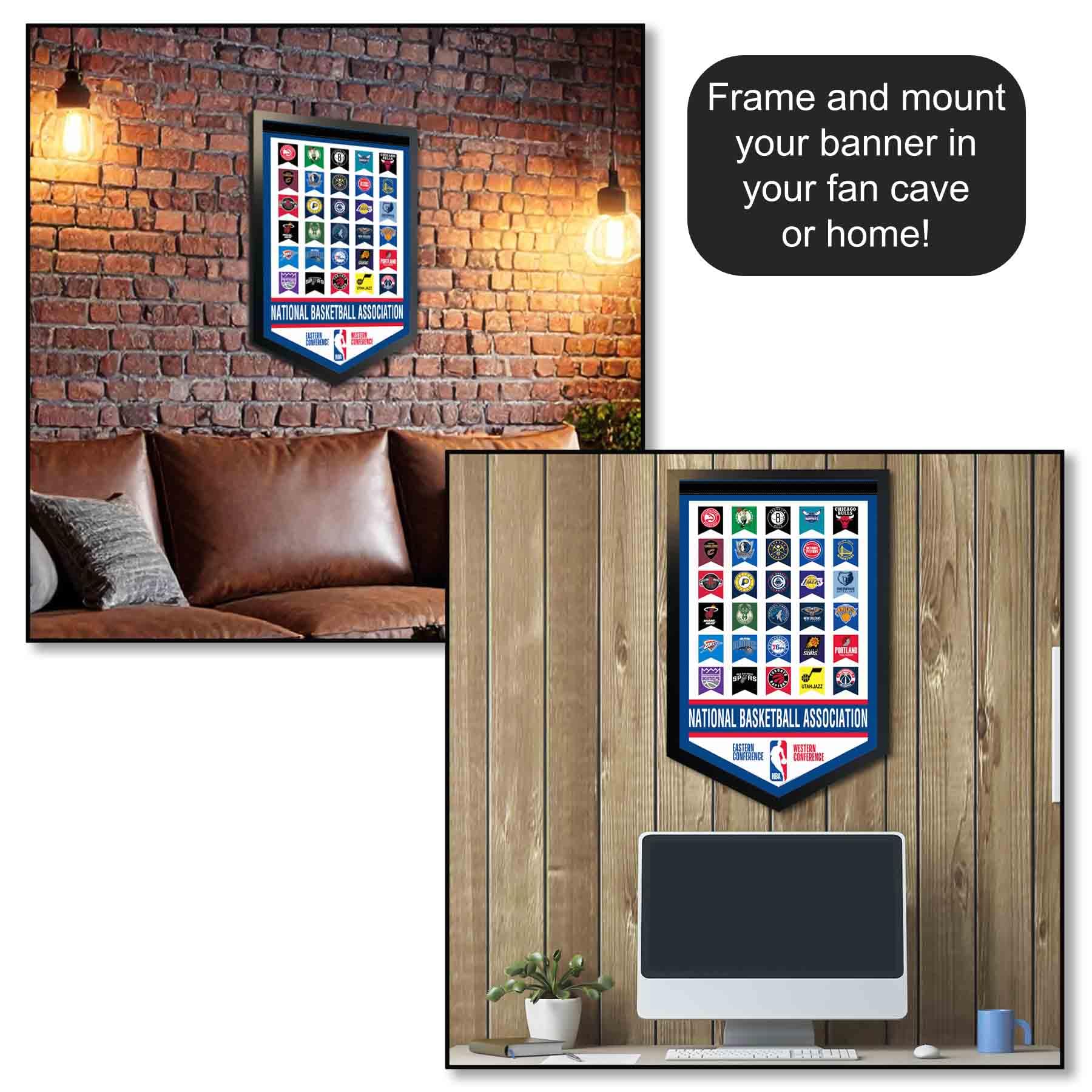 WinCraft Pallacanestro League Tutte le squadre Pennant Banner