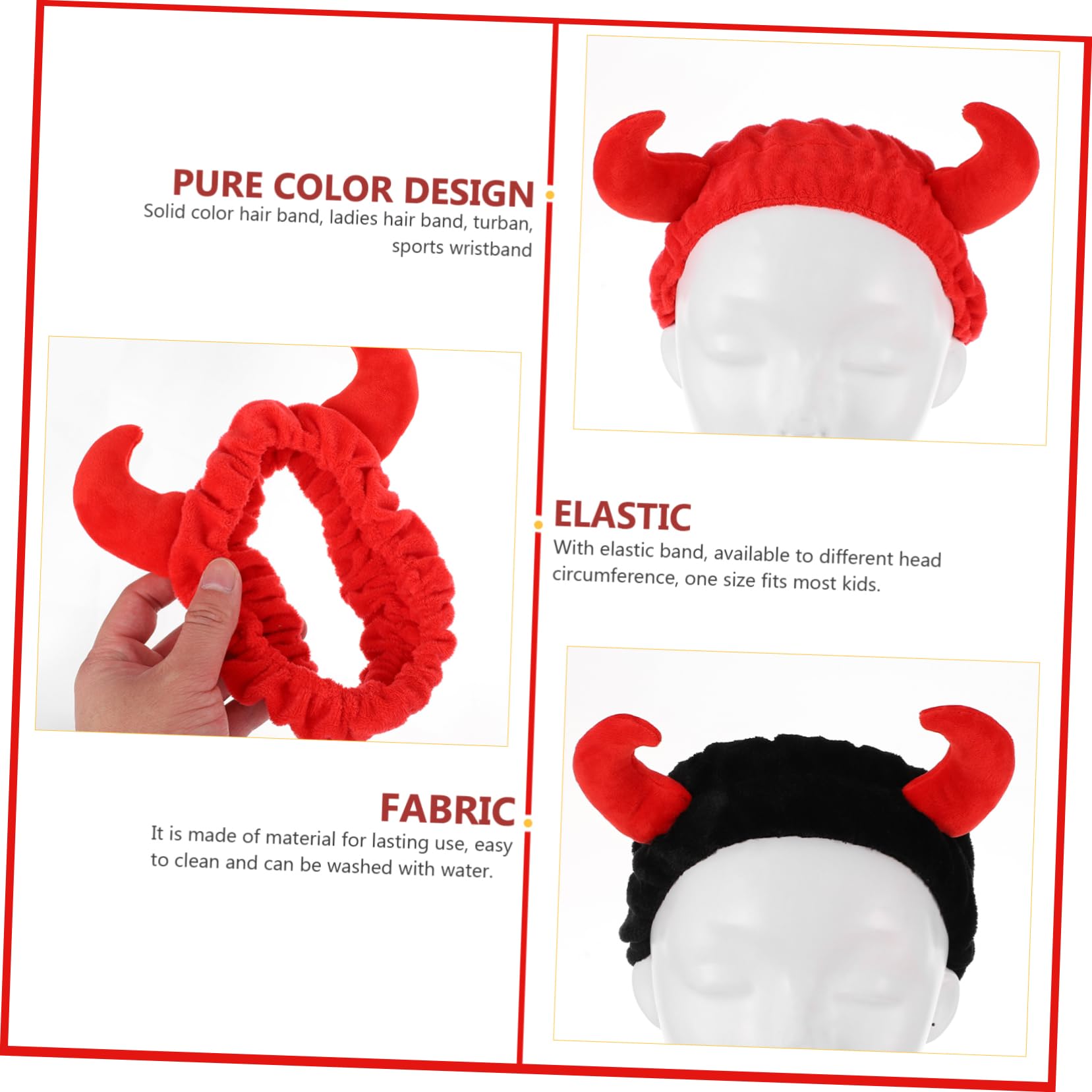 LALAFINA 2pezzi Fascia Per Capelli Da Spa Fascia Elastica Laccio Per Capelli in Peluche