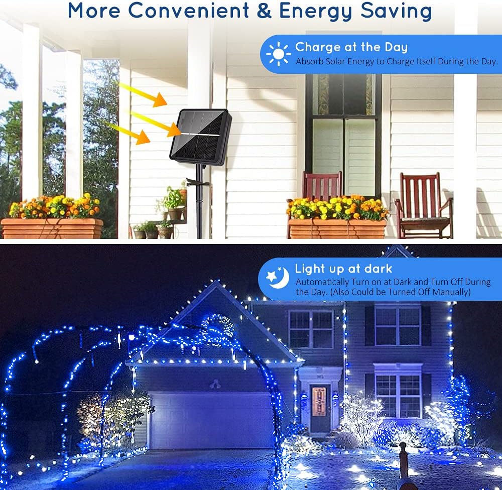 960 LED Solar String Lights Outdoor Waterproof, 4-Pack Each 80FT Twinkle Fairy Lights 8 Lighting Modes Copper Wire for Garden Patio Party Tree Fence Bistro Wedding Decorations