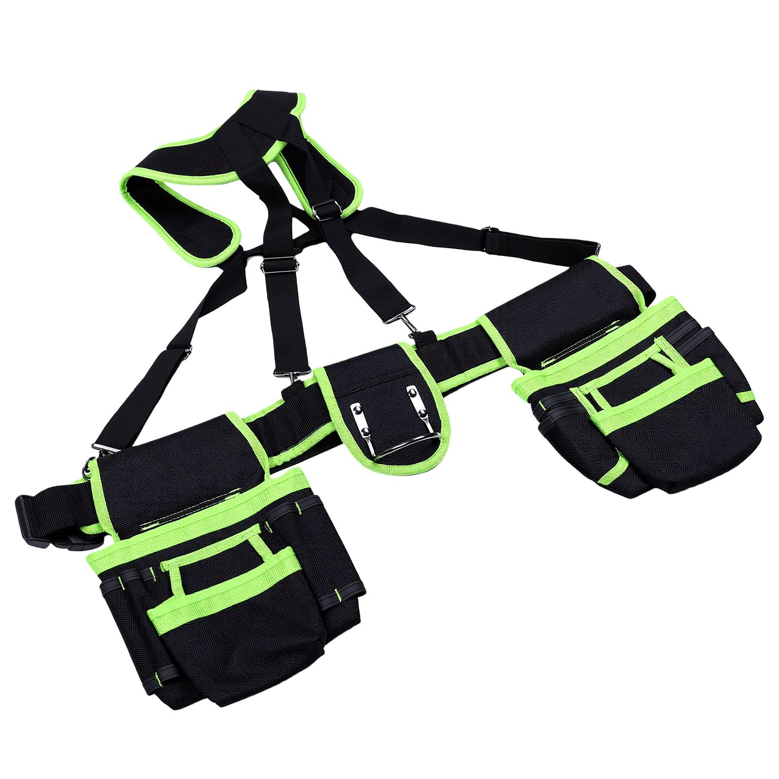 Ceinture à Outils pour Homme, Ajustable, 1 Pièce, Vert